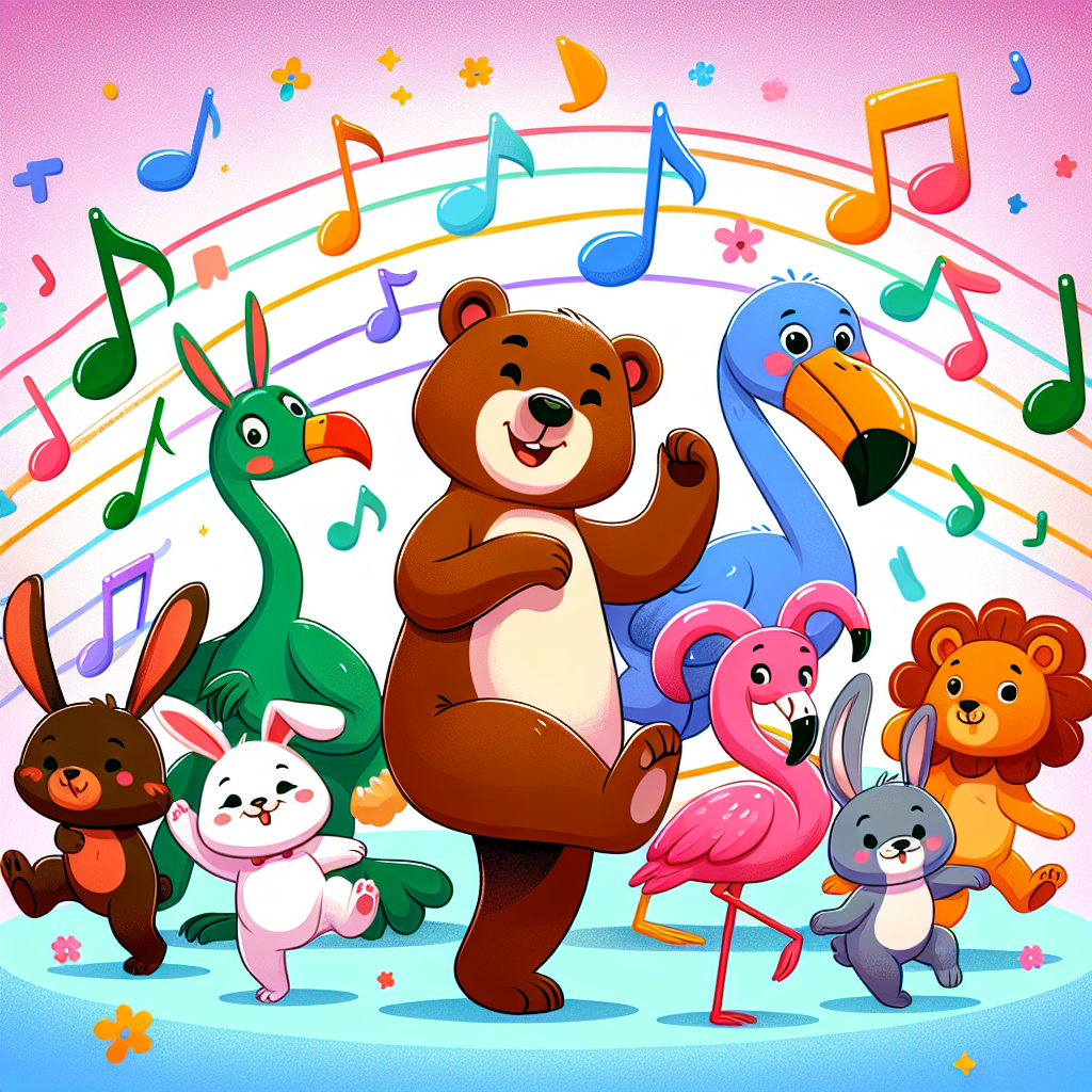 Dancing Animals Paint By Color