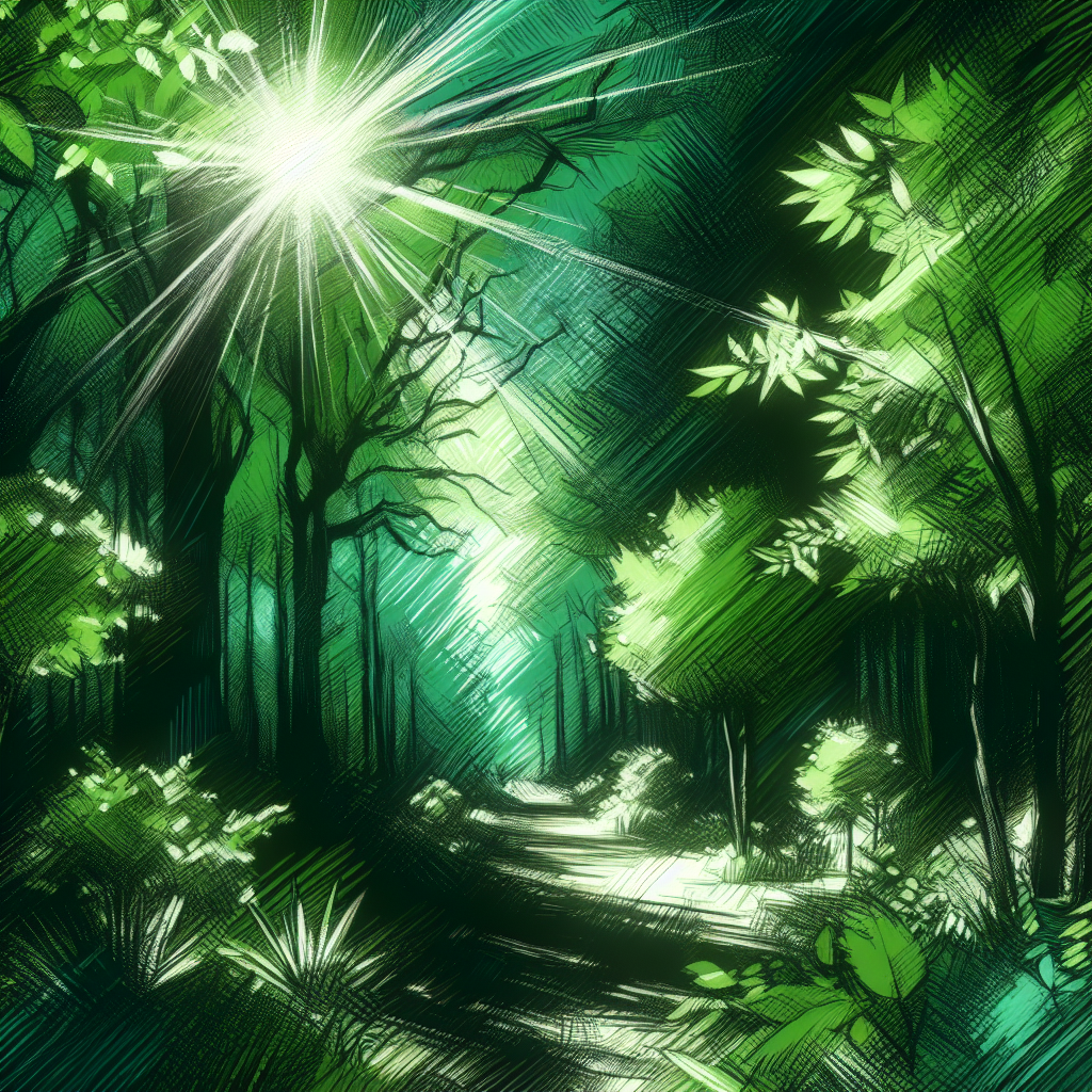 Emerald Forest Paint By Color