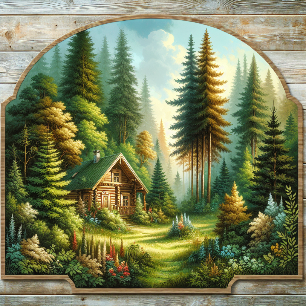 Charming Forest Hideaway Diamond Painting