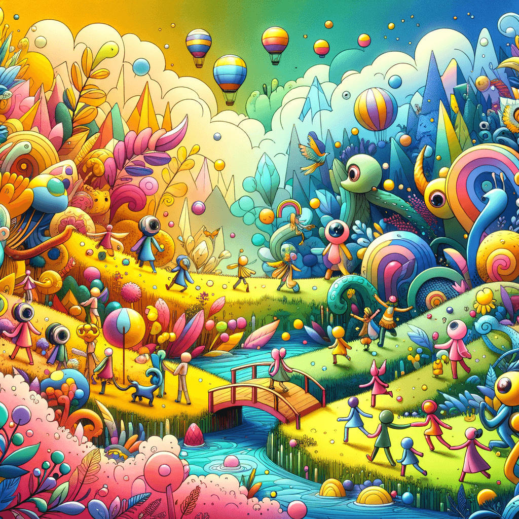 Magical Cartoon Dreams Paint By Diamonds Kits