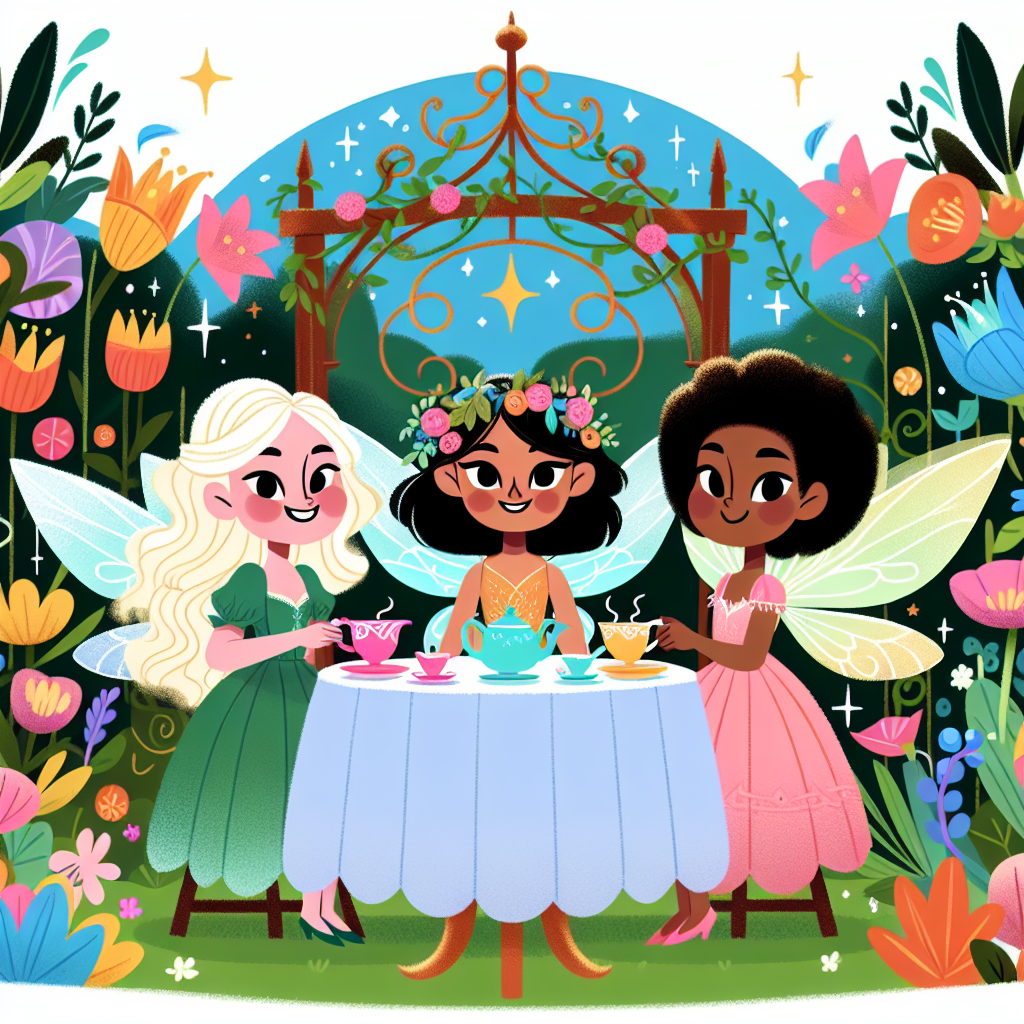 Enchanted Fairy Tea Party Diamonded Painting Kits