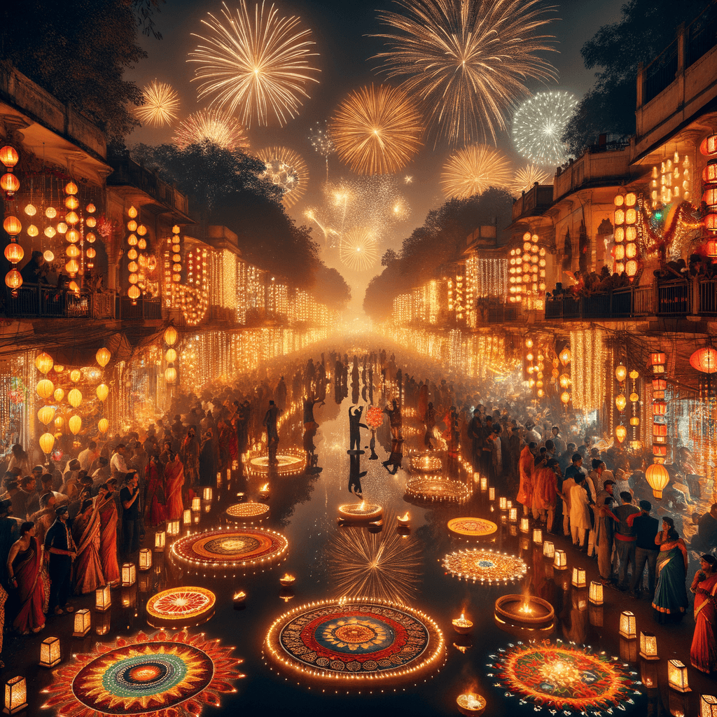 Diwali Festival Of Lights - New Delhi Paint By Diamond