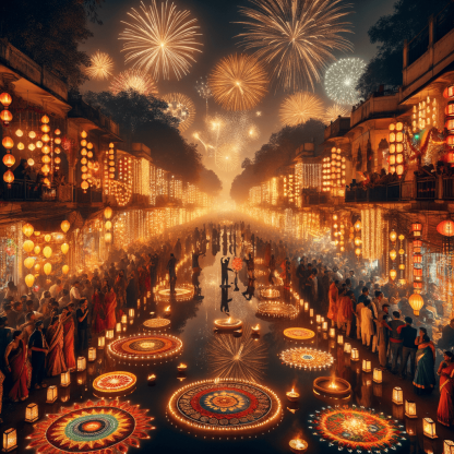 Diwali Festival Of Lights - New Delhi Paint By Diamond