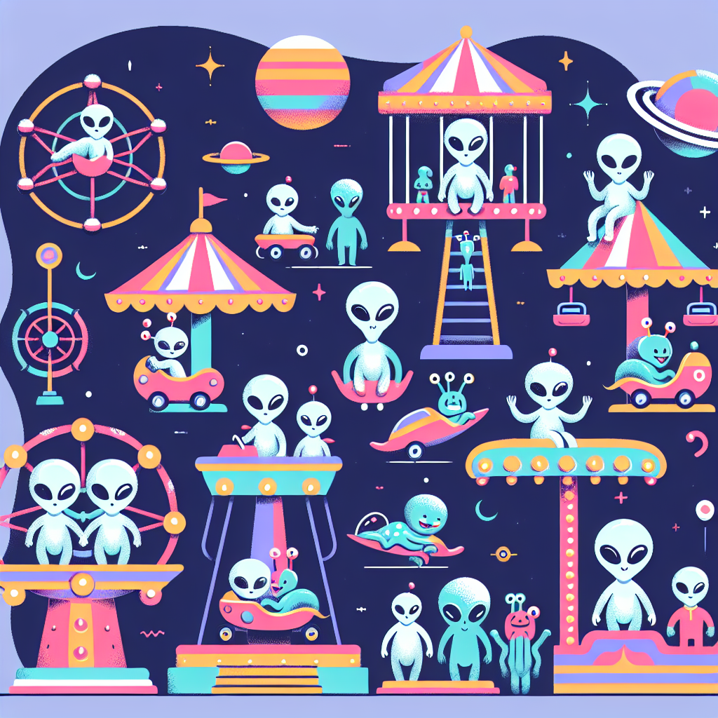 Alien Carnival Paint By Color
