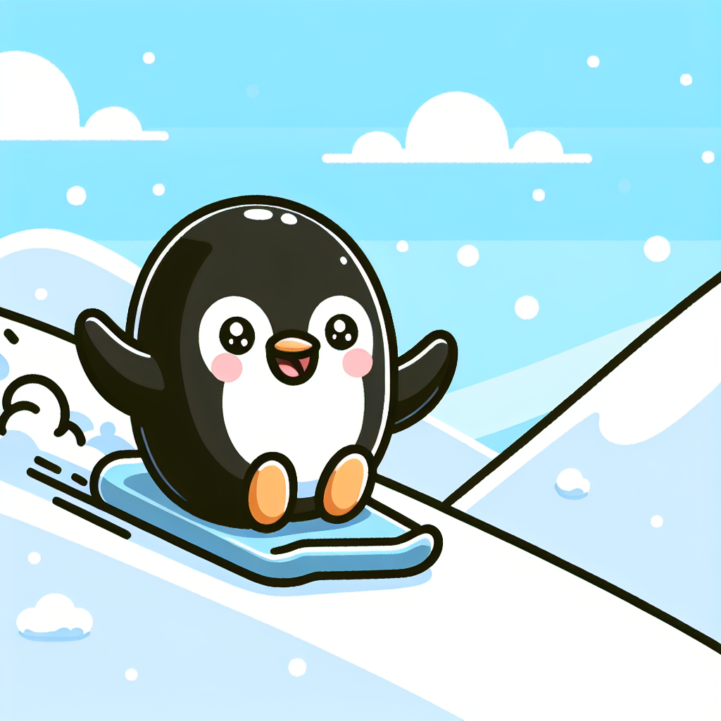 Chubby Penguin Painting By Diamonds Kit