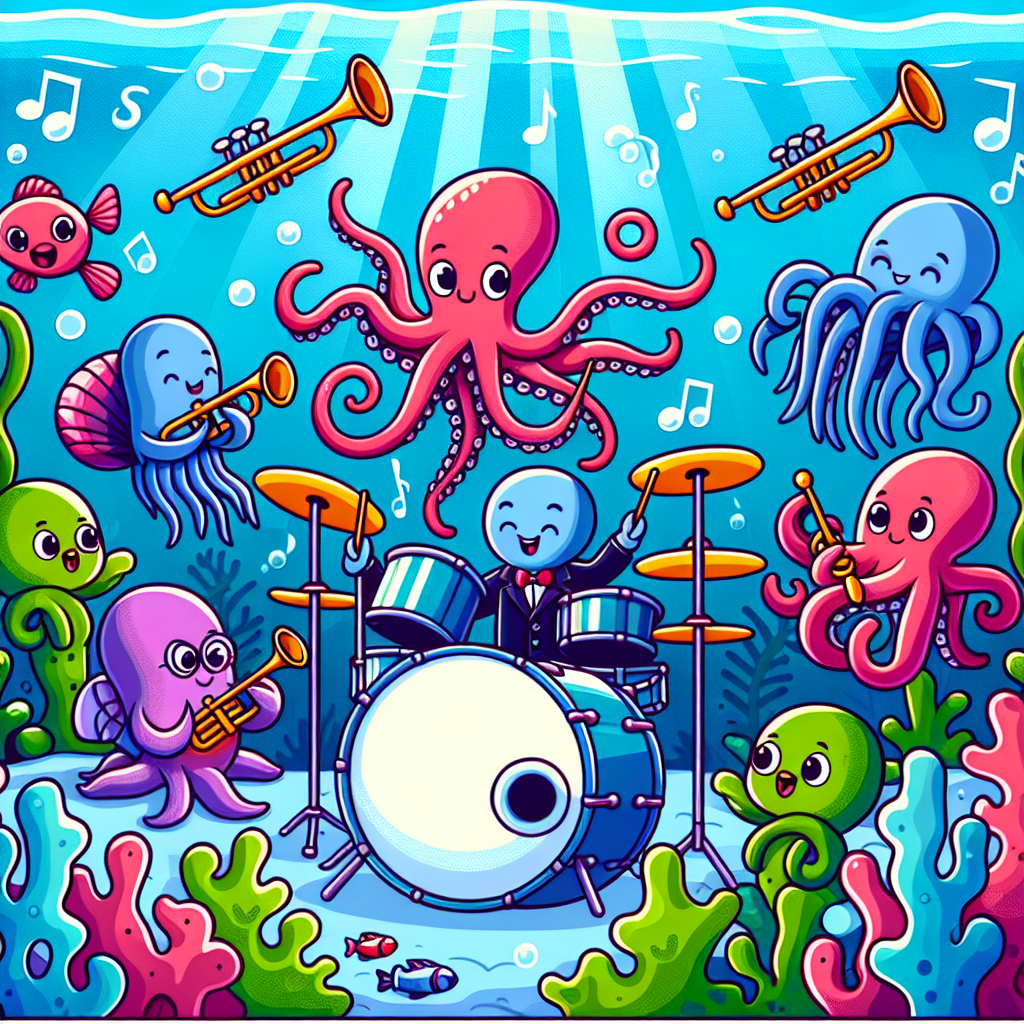 Oceanic Animal Orchestra Paint By Diamond