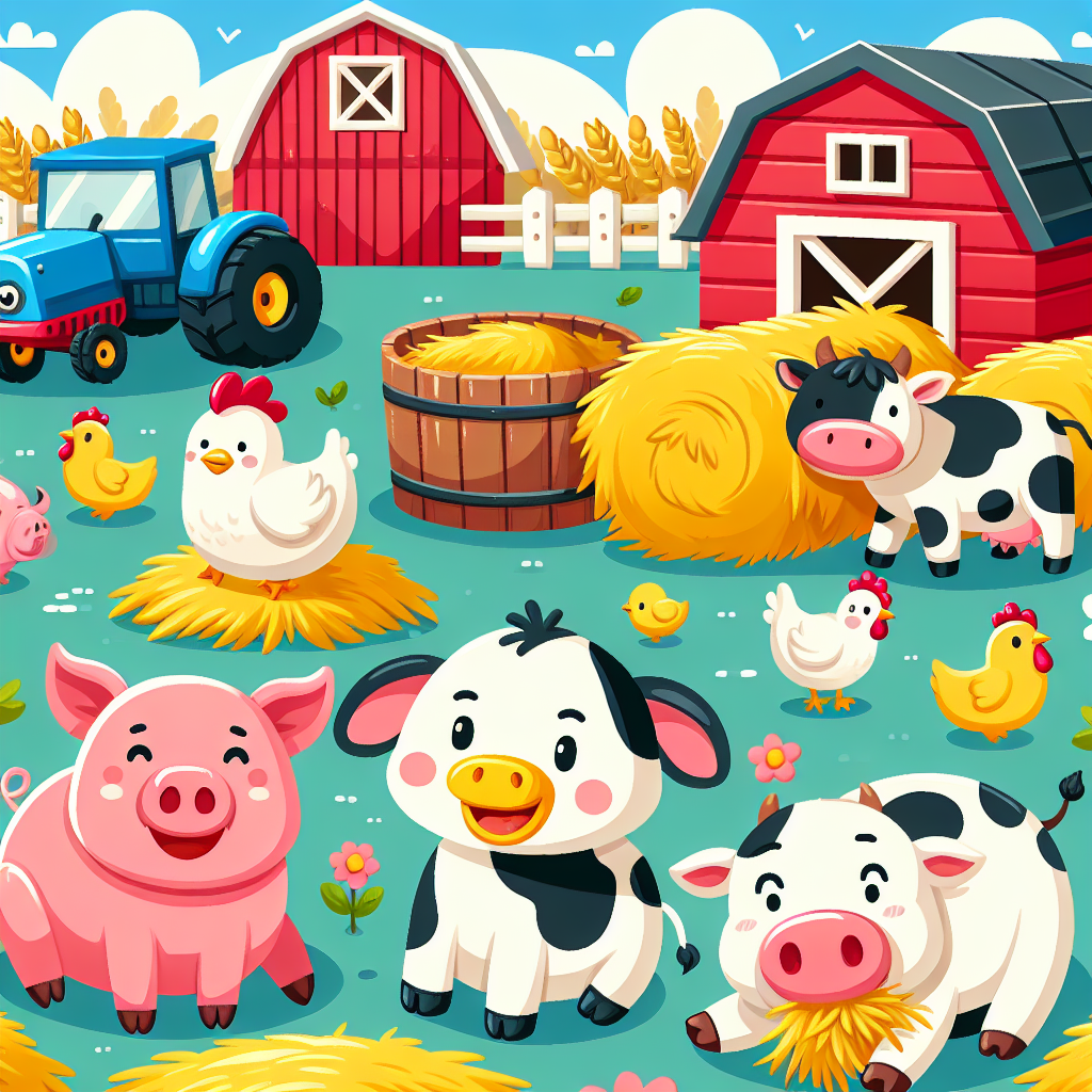 Farmyard Funfest Paint By Diamond