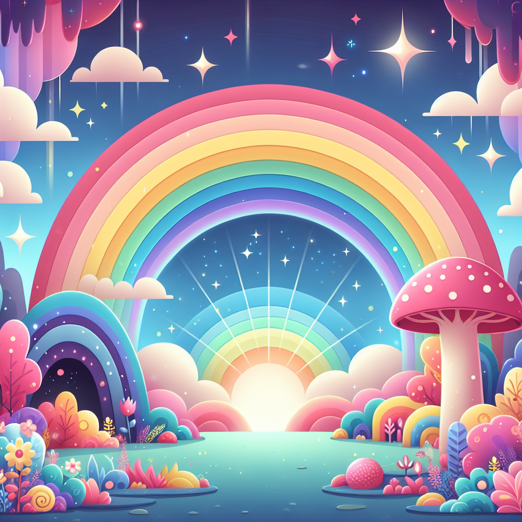 Rainbow Dreams In Fantasy Land Paint By Diamonds Kits