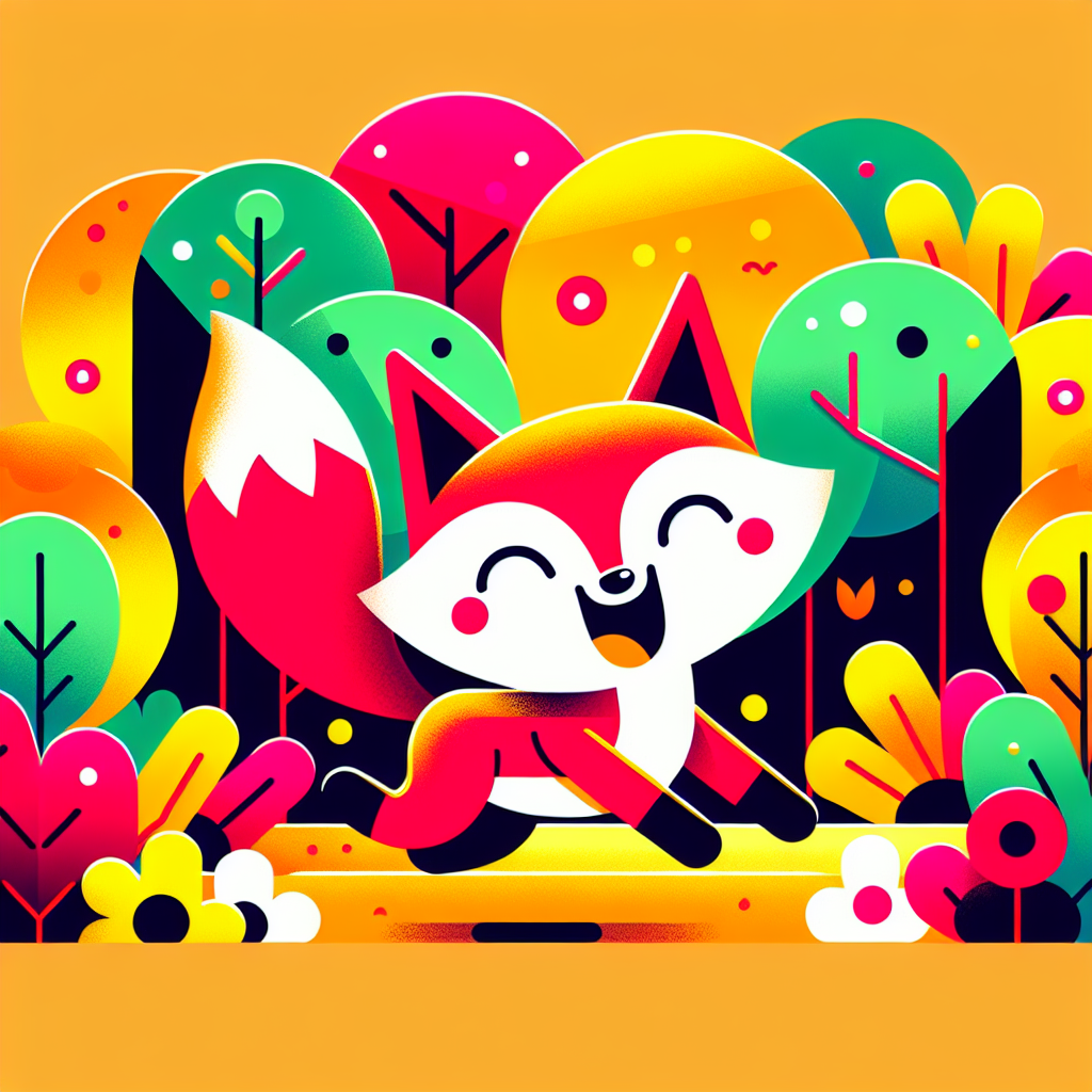 Silly Little Fox Paint By Color