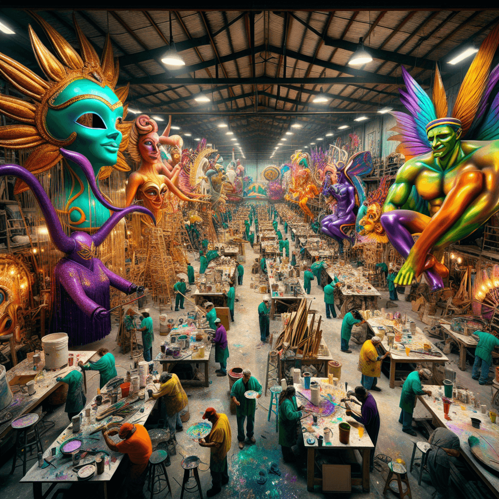 Mardi Gras World - New Orleans Paint By Diamonds Art