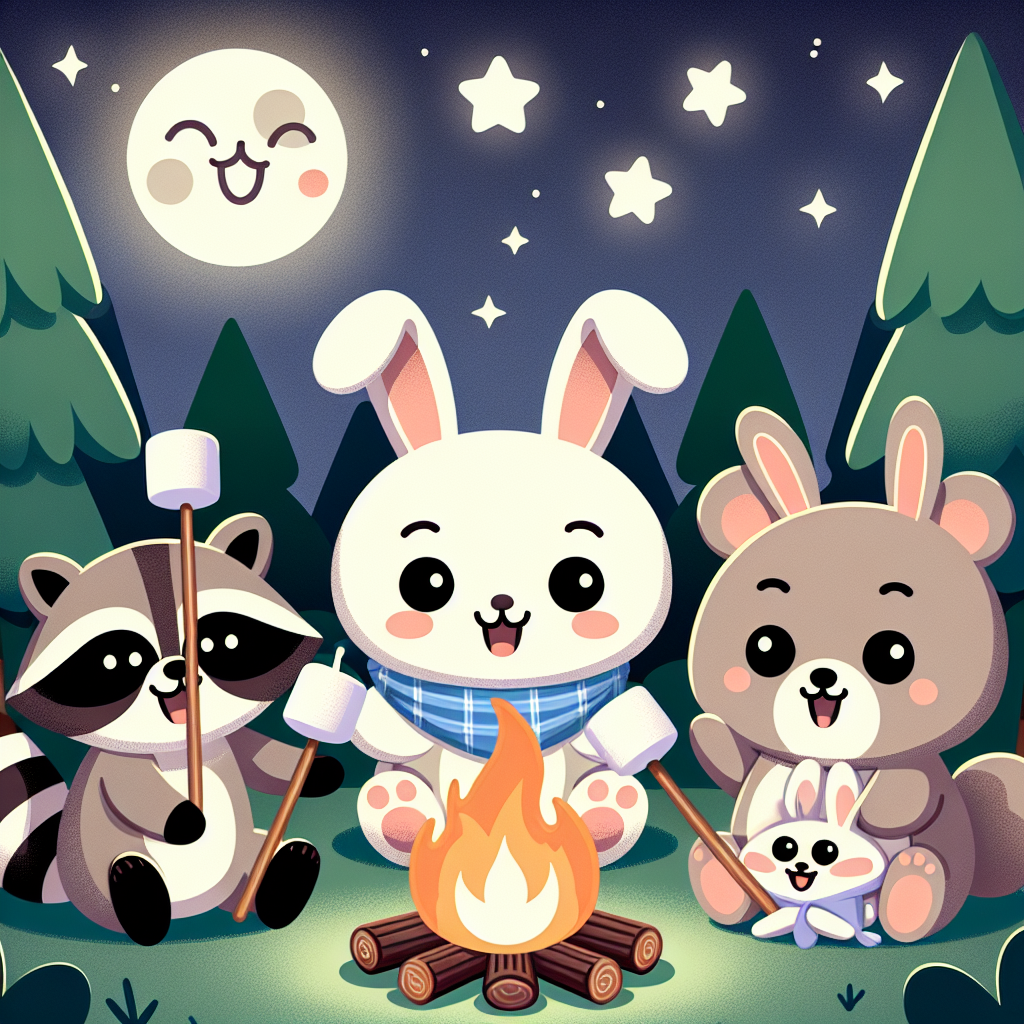 Cheerful Critters Camping Diamond Painting