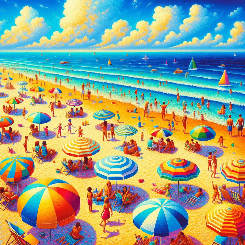 Joyful Seaside Escape Diamonded Painting Kits