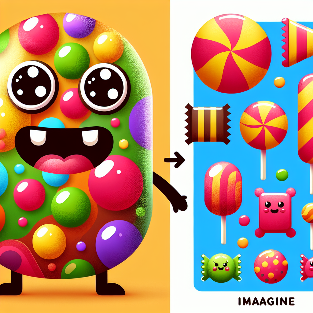 Jolly Jellybean Monster Paint By Diamonds Kits