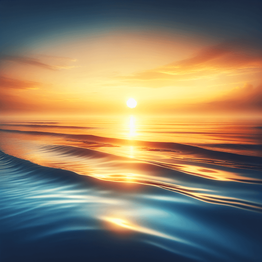 Ethereal Ocean Sunrise Paint By Color