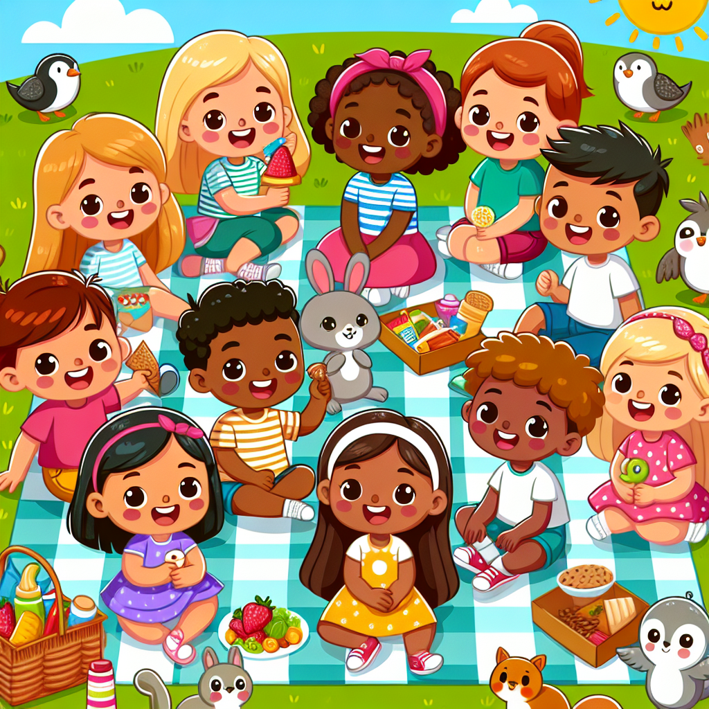 Sunny Picnic Party Painting Diamond Kit