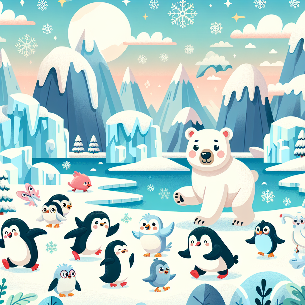 Snowy Polar Adventure Paint By Diamonds Kits