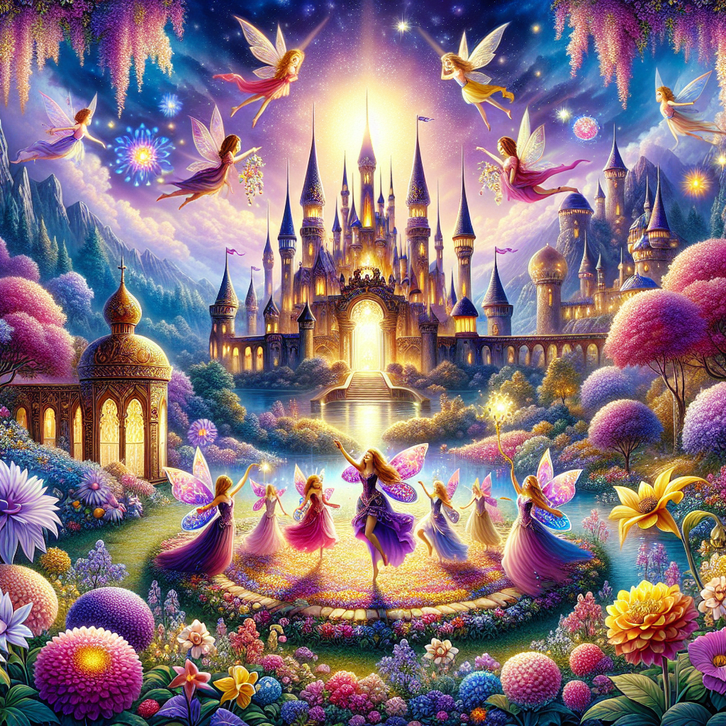 Enchanting Fairy Tale Landscape Diamond Painting