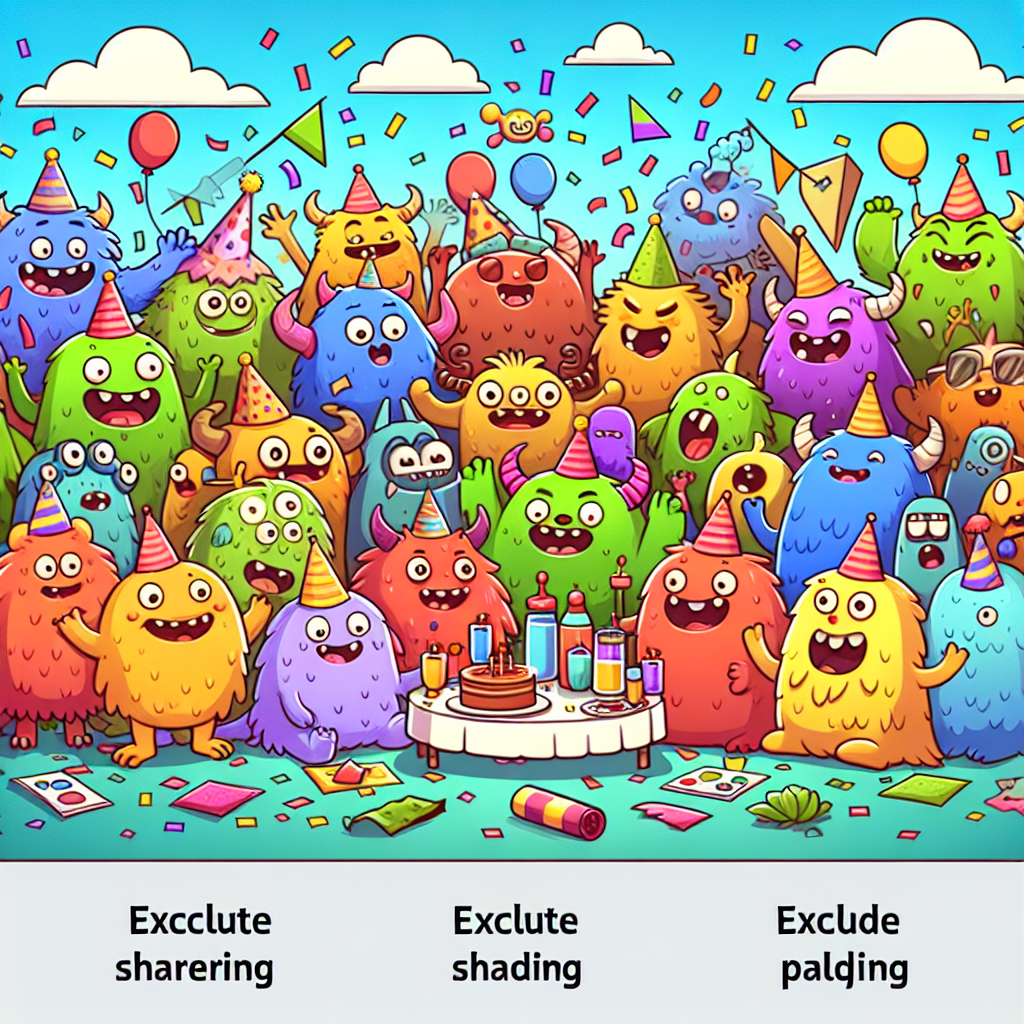 Whimsical Monster Party Paint By Diamond