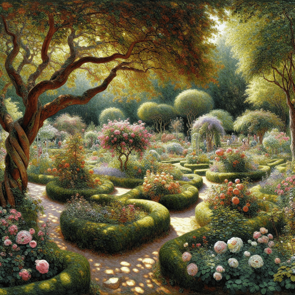 Impressionist Garden Walk Paint By Diamonds