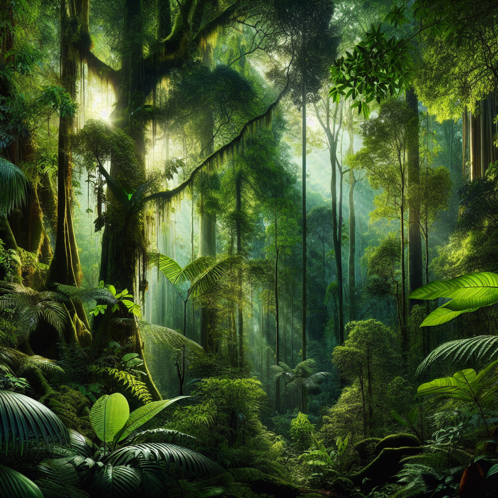 Lush Rainforest Escape Diamond Painting