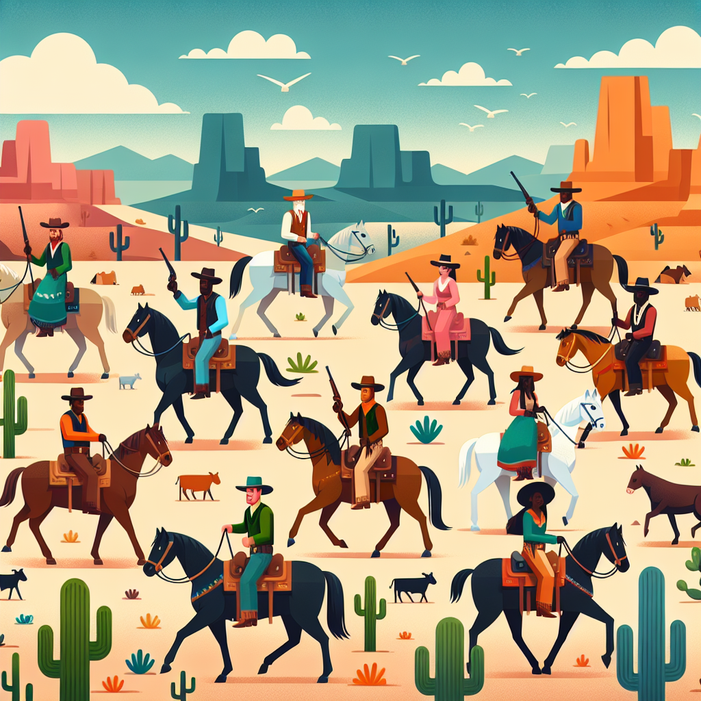 Wild West Heroes Paint By Diamonds Kits