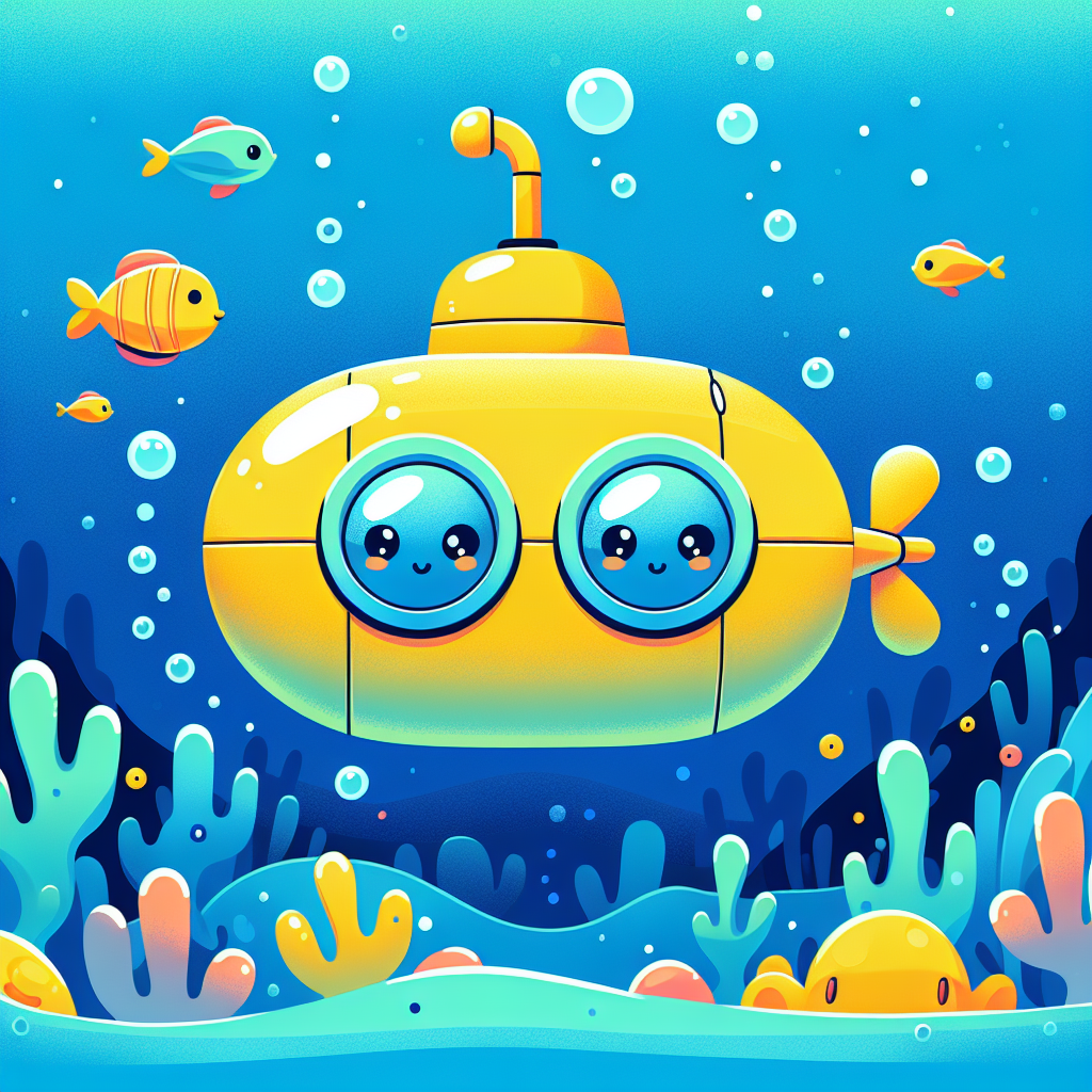 Ocean Adventure Submarine Paint By Diamonds Art