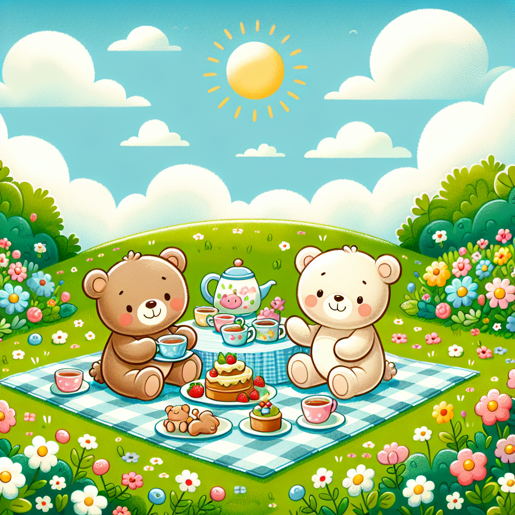 Charming Tea Party Bears Paint By Diamonds Art