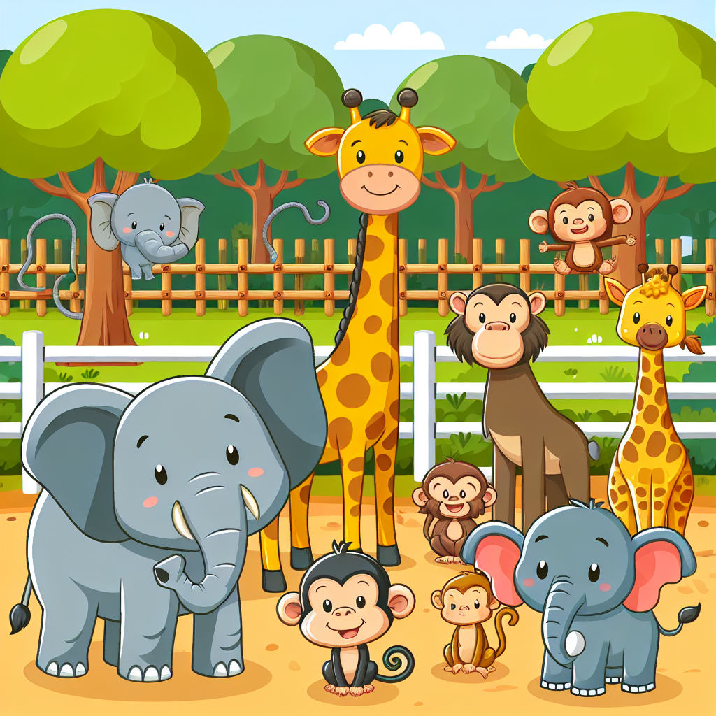 Zoo Animals Fun 5D DIY Paint By Diamond Kit – Original Paint By Diamond