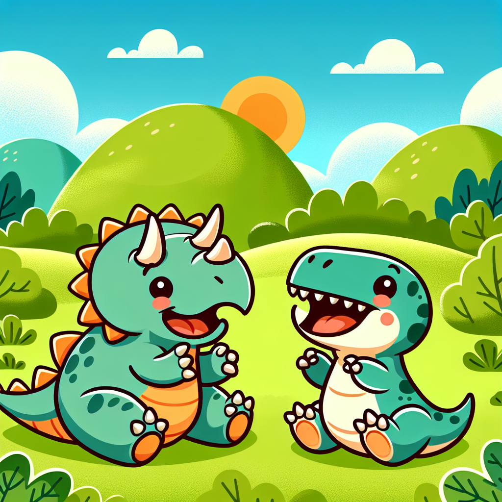 Bouncing Baby Dinosaurs Diamond Painting