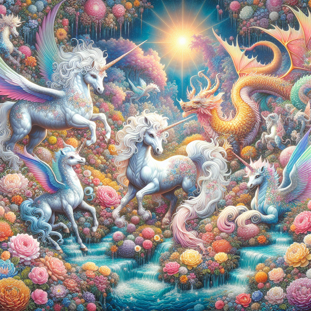 Whimsical Fantasy Landscape Painting Diamond Kit