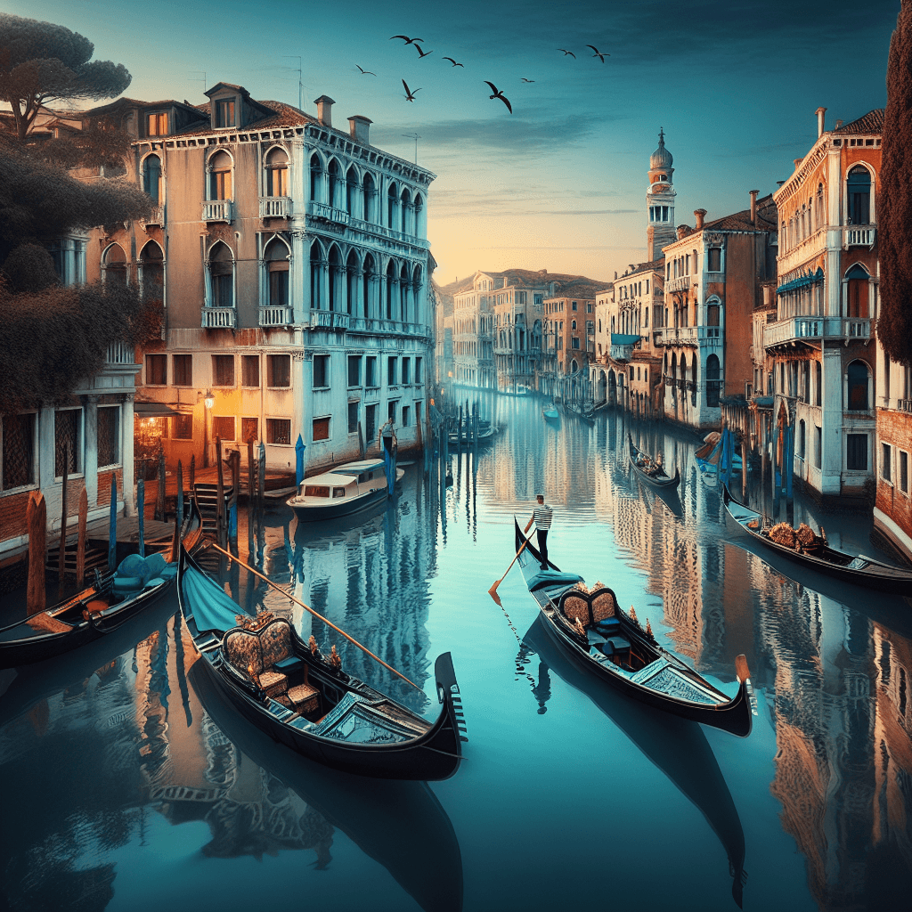 Elegant Venetian Canal Paint By Diamonds