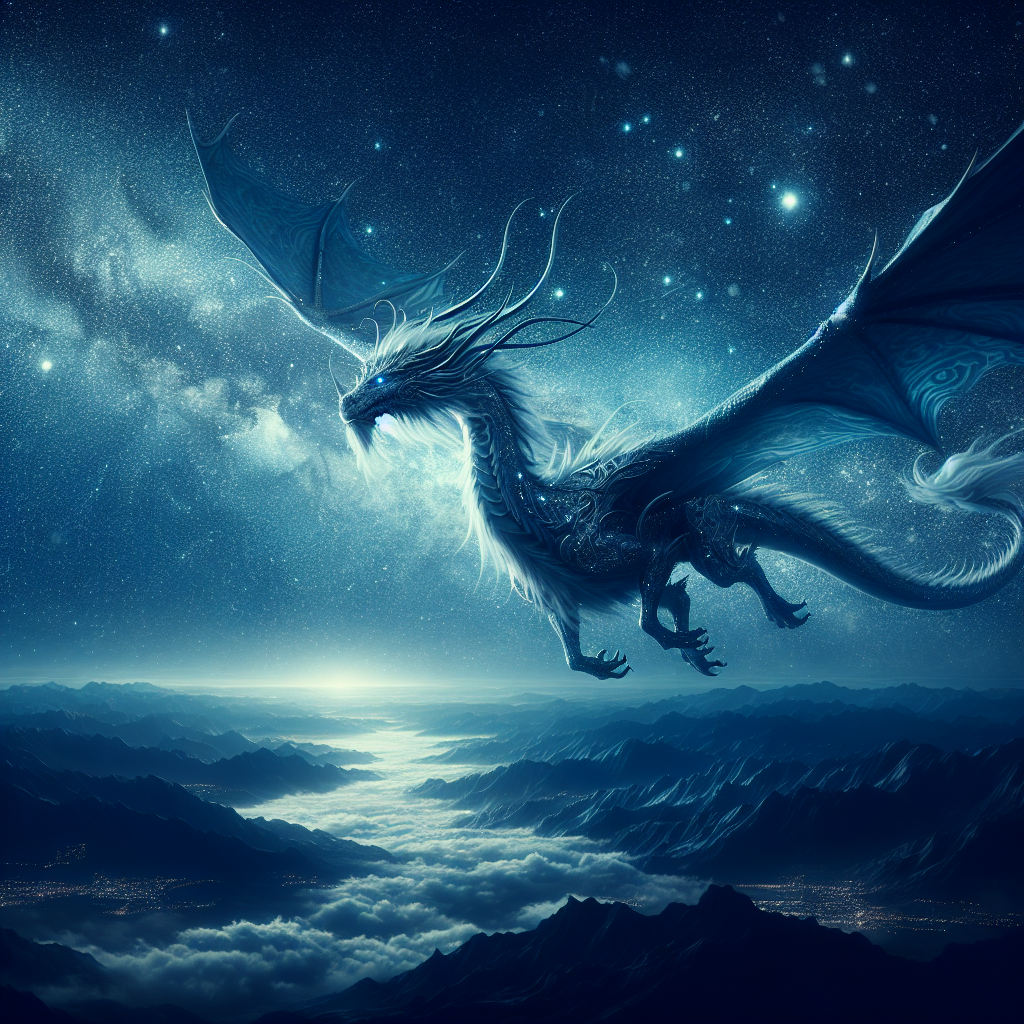 Midnight Dragon Flight Paint By Diamonds Kits