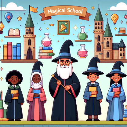 Magic School Of Wizards Paint By Diamonds