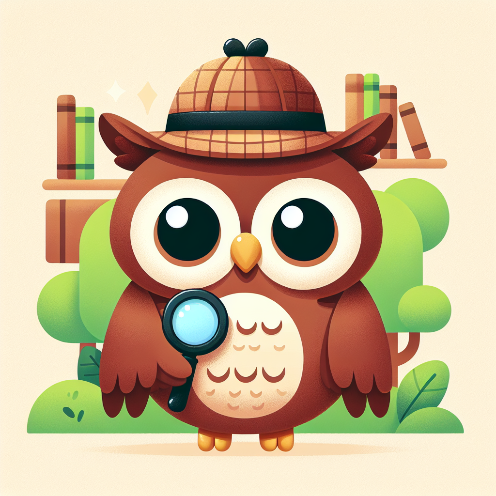Detective Owl's Mystery Hunt Painting Diamond Kit