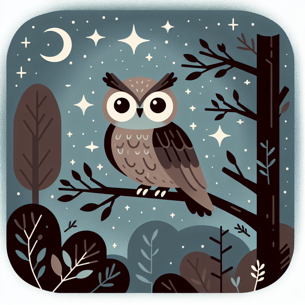 Mystical Owl Forest Paint By Color