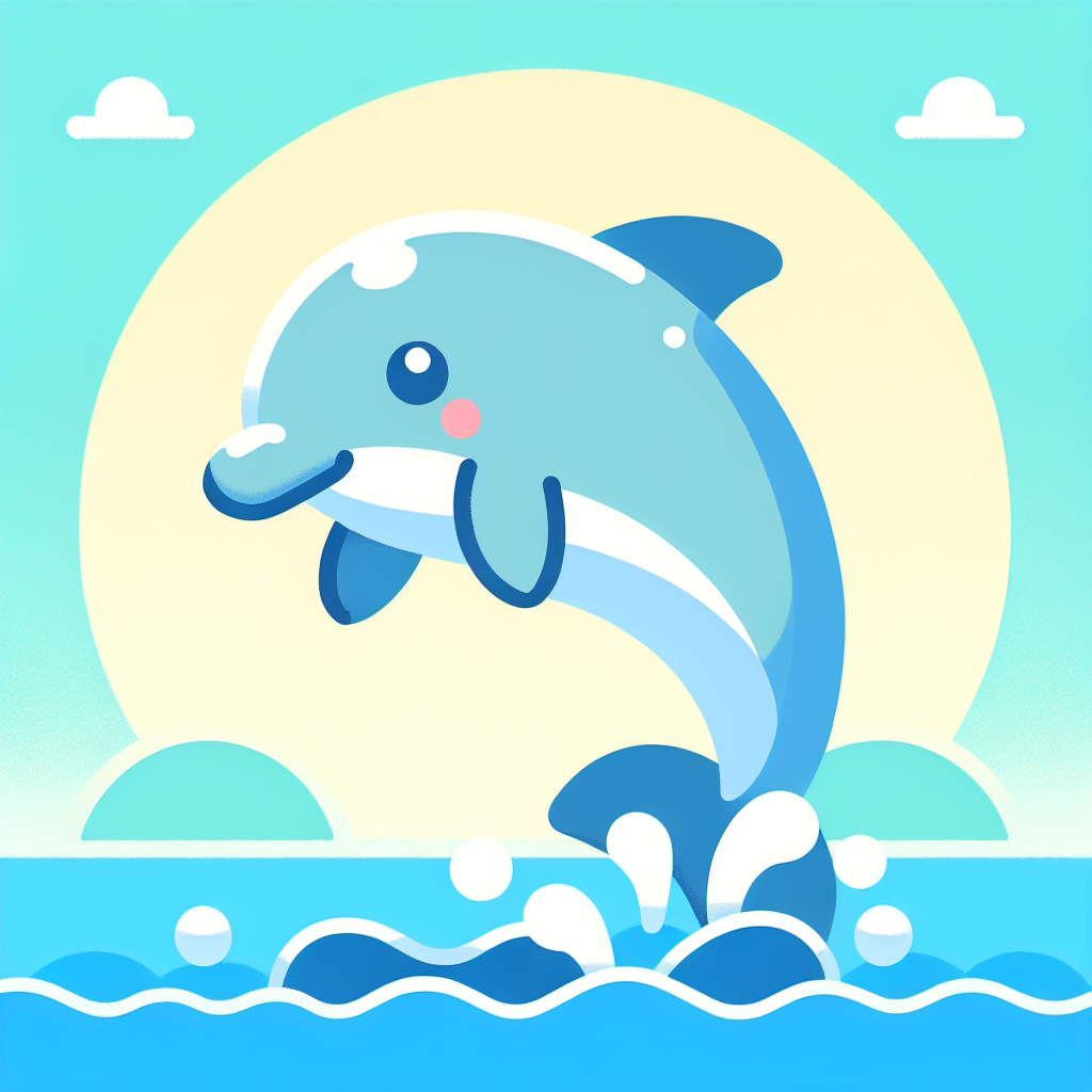 Curious Dolphin Splash Paint By Diamonds