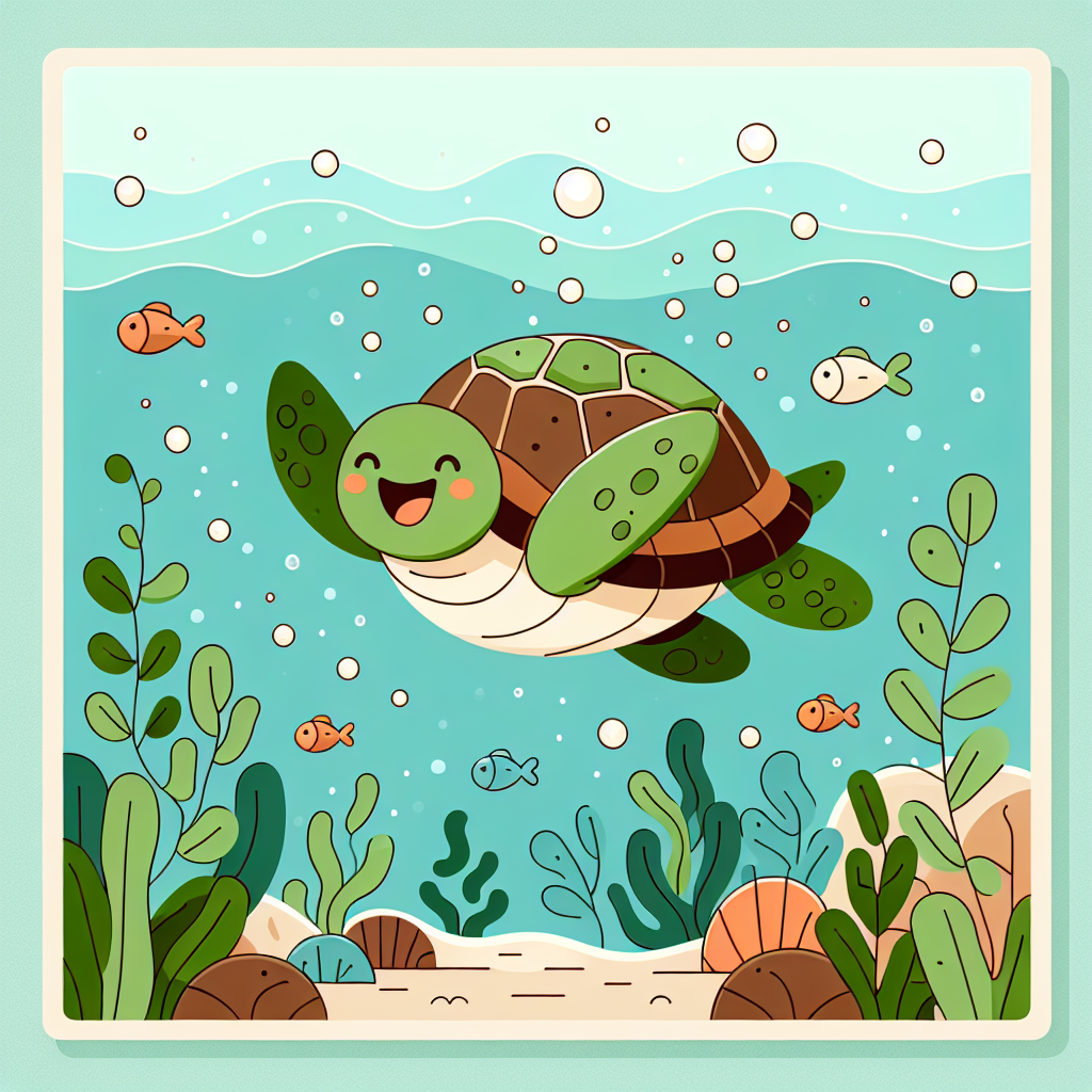 Underwater Turtle Expedition Paint By Color