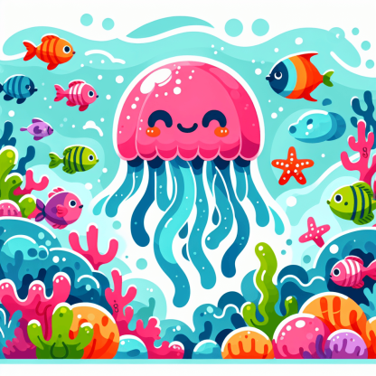 Jolly Jellyfish Joyride Paint By Diamonds