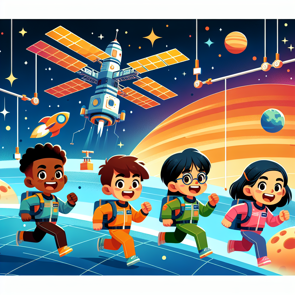Galactic Space Station Explorers Painting Diamond Kit