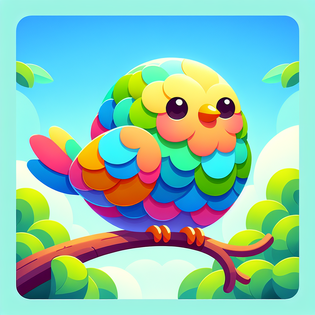 Cheerful Little Bird Diamond Painting