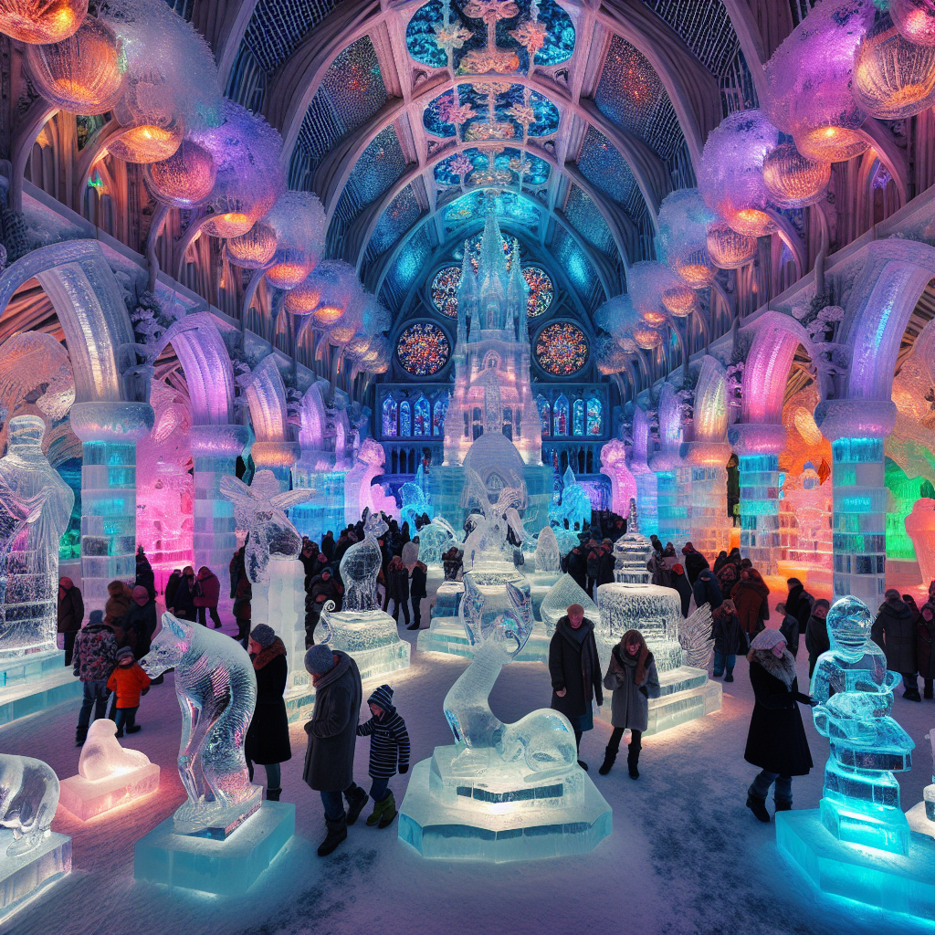 Snow And Ice Sculpture Festival - Bruges Paint By Diamonds Art
