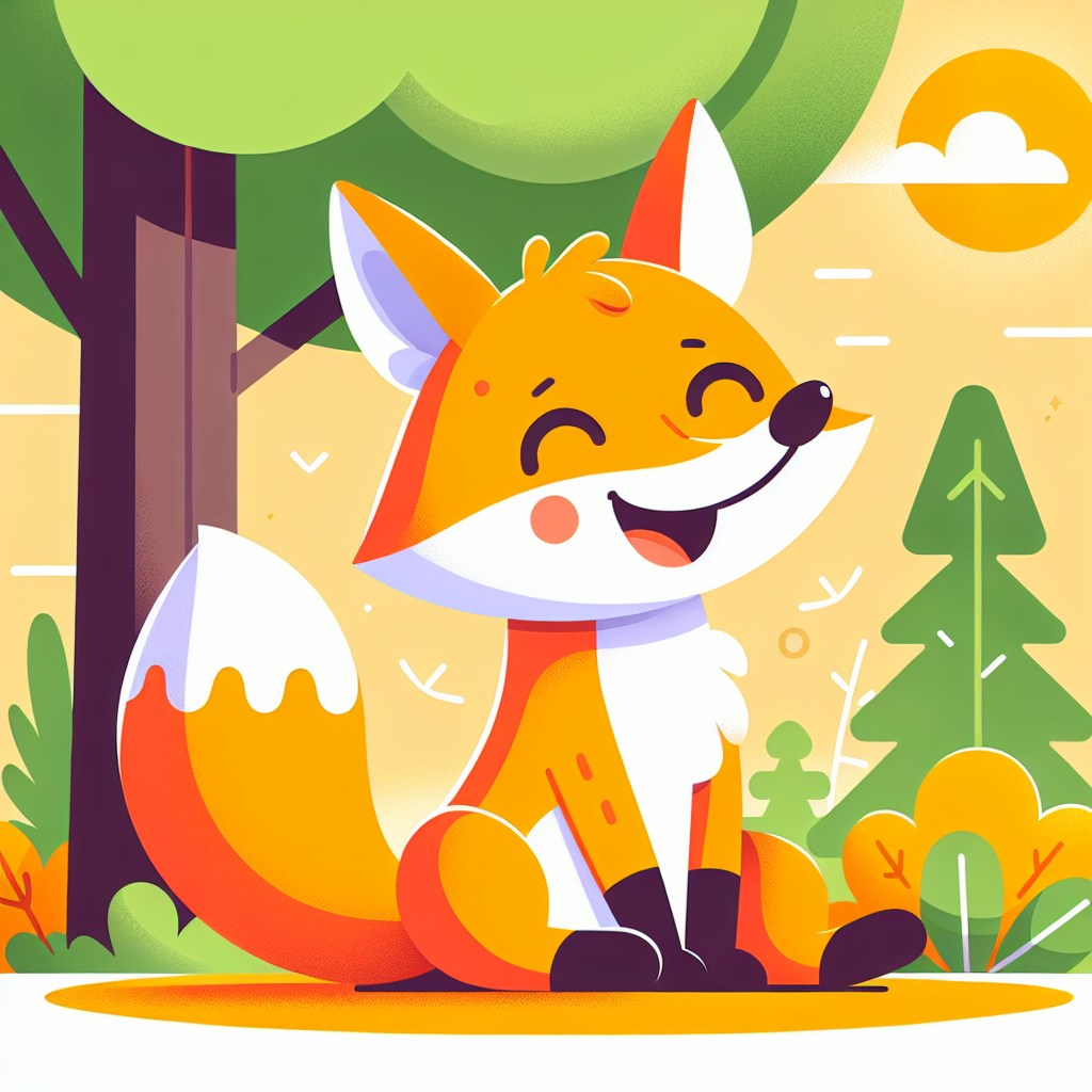 Cheerful Little Fox Painting By Diamonds Kit