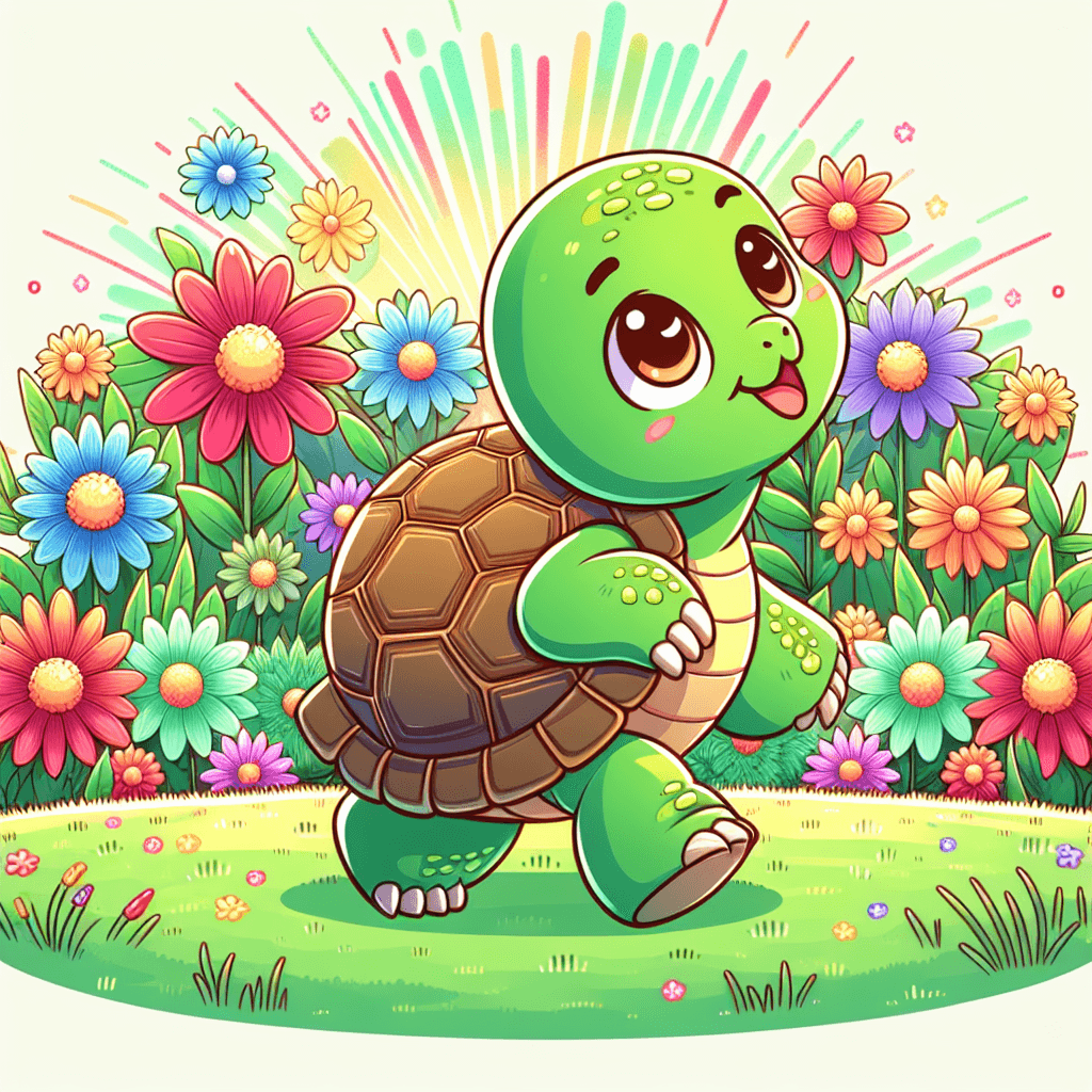Giggles The Tortoise Paint By Color
