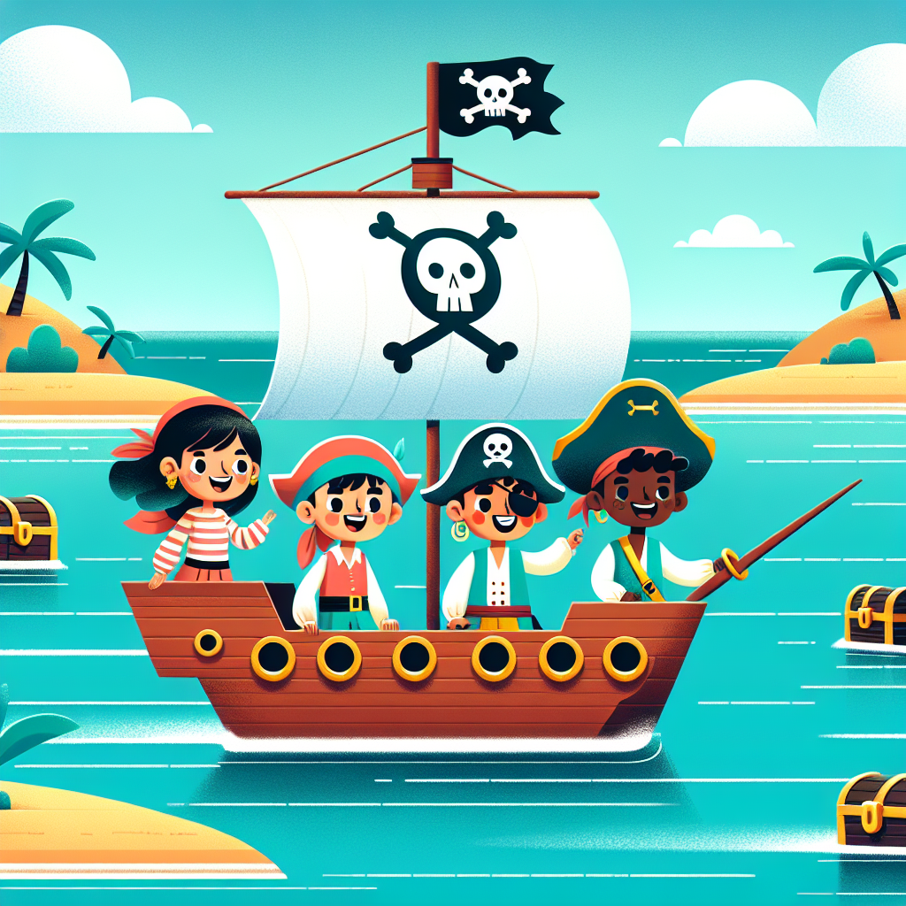 Little Pirate's Adventure Paint By Diamonds Art