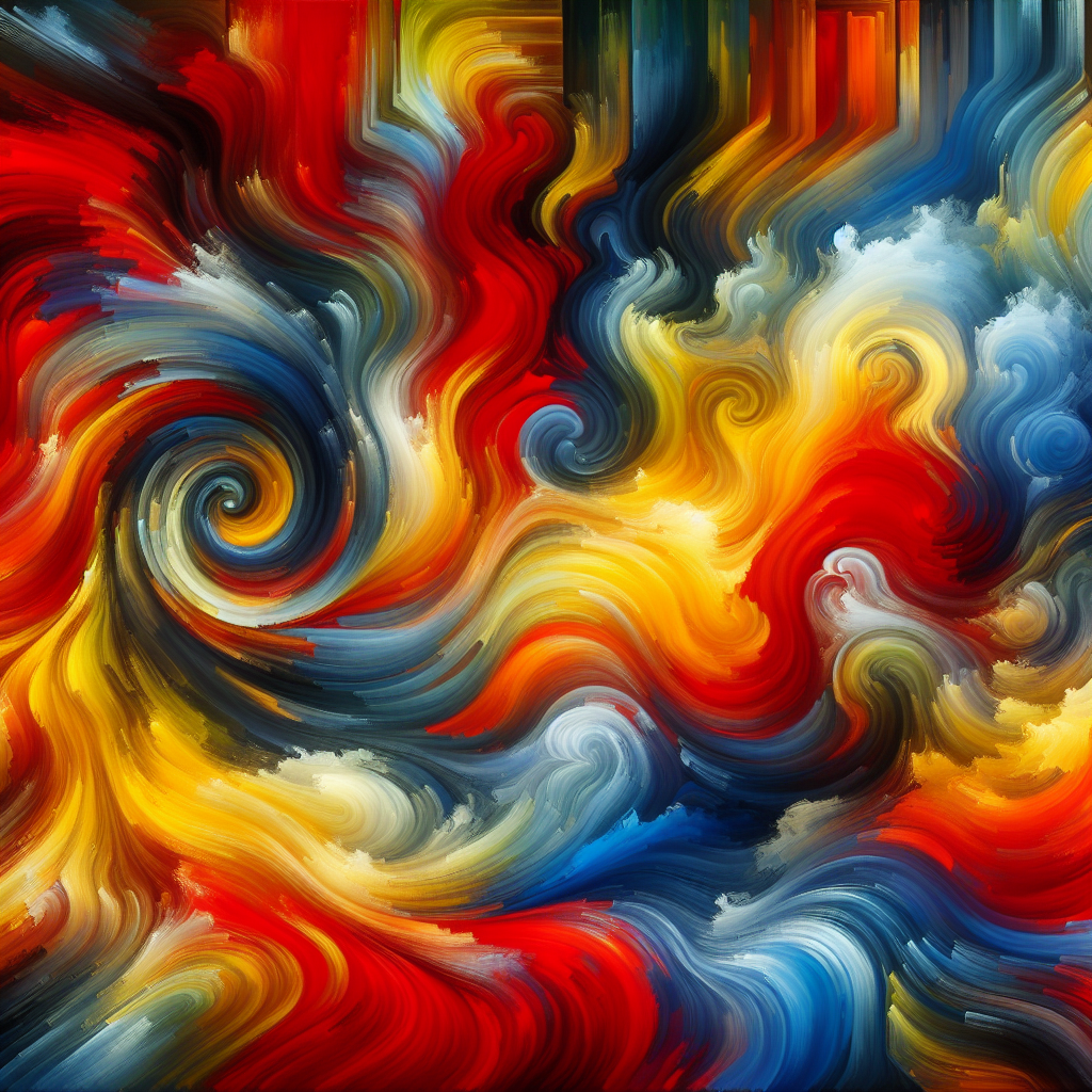 Abstract Color Symphony Diamonded Painting Kits
