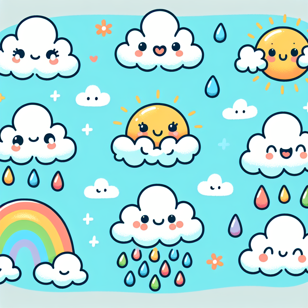 Cuddly Cloud Crew Diamond Painting