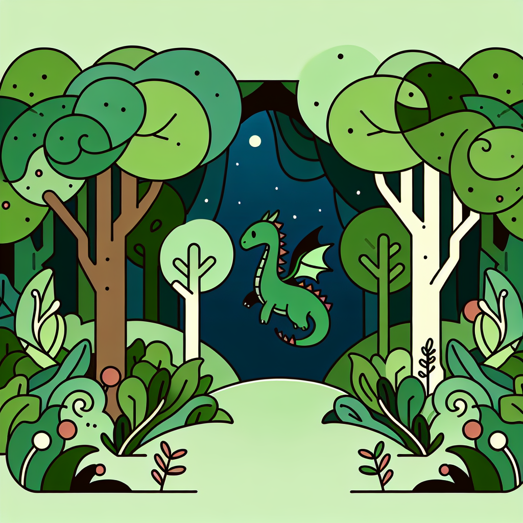 Mystic Forest Dragon Paint By Diamond