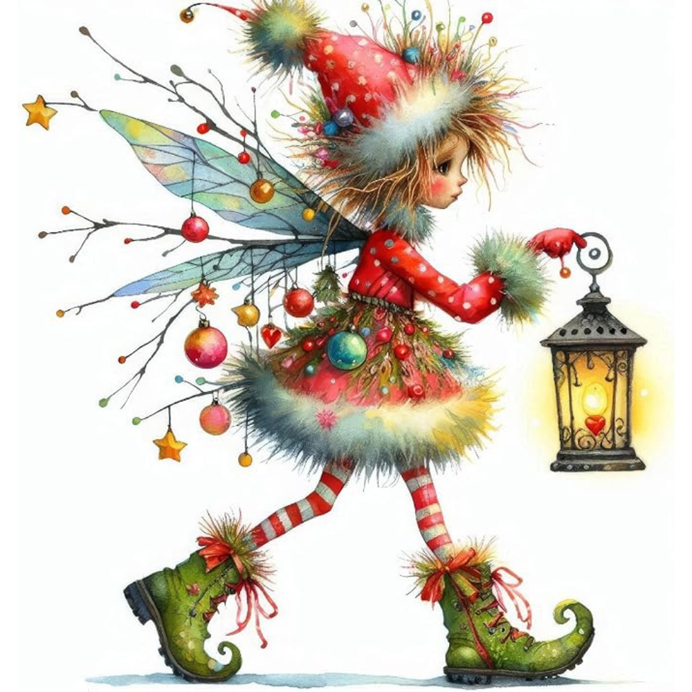 Christmas Elk Diamond Painting Kit for Adults And Beginners