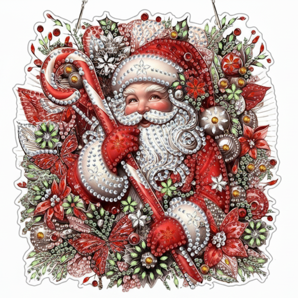 Snowman Diamond Painting Kit for Christmas Decorations and DIY Home Craft