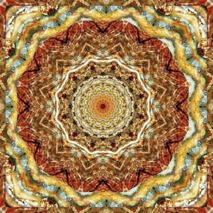 Yellow Religion Mandala 5D DIY Paint By Diamond Kit - Paint by Diamond